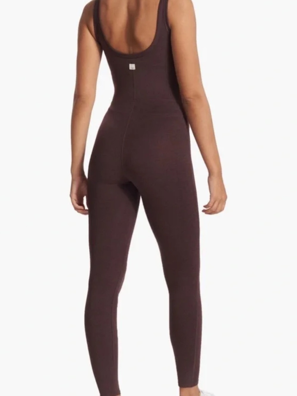 Vuori Halo Essential Jumpsuit Size Small Mahogany Heather